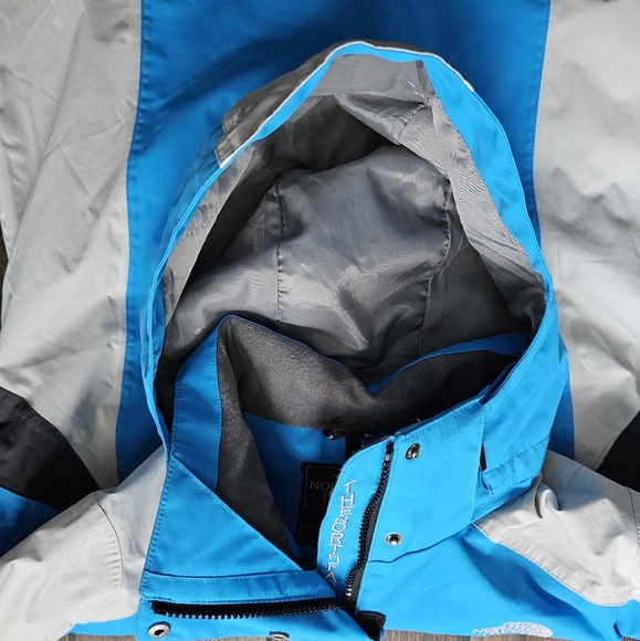 The North Face summit raincoat gore-tex blue grey black size small like new ! - Picture 9 of 14